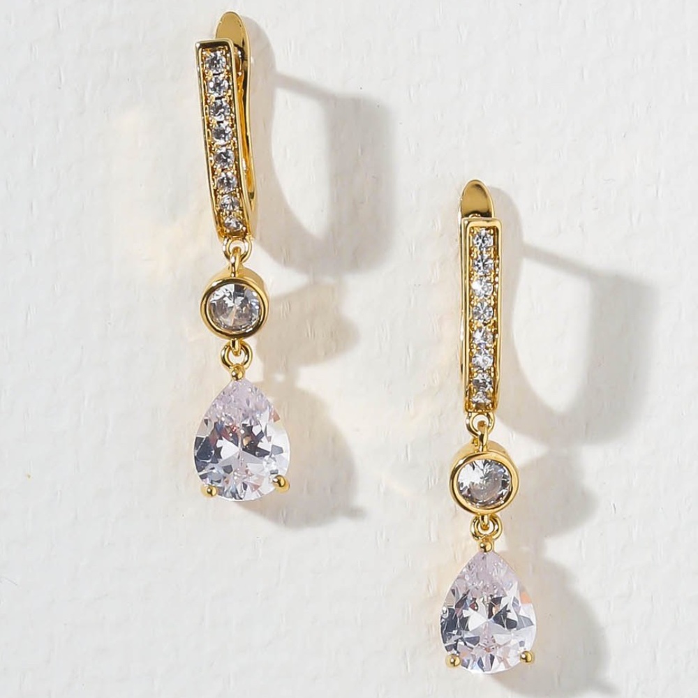 new vanessa mooney THE TRUVY TEARDROP EARRINGS